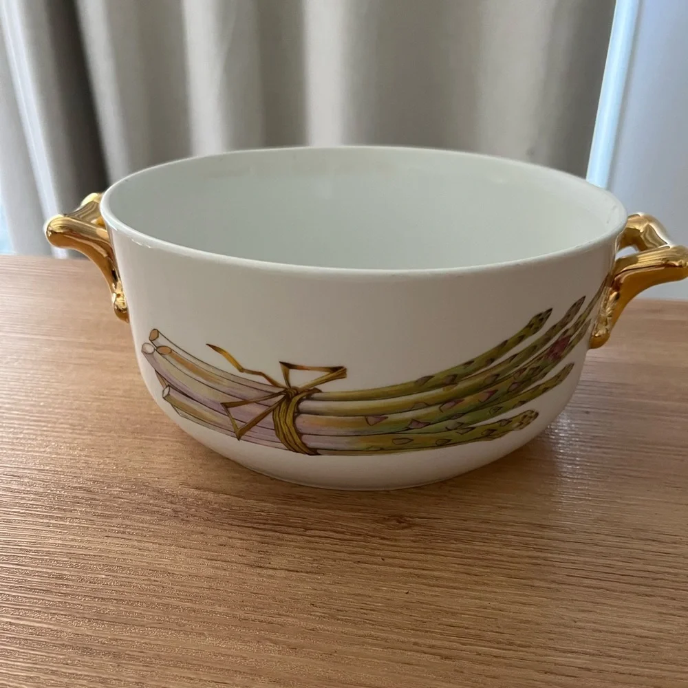 Royal Worcester Evesham Round Casserole Dish Hops Wheat Asparagus Shape 28